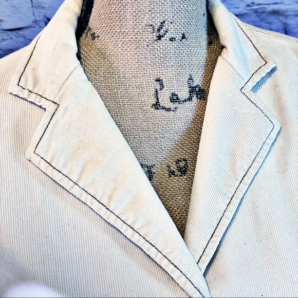 GAP Corduroy Stretch Fitted Blazer NWOT - Picture 3 of 16